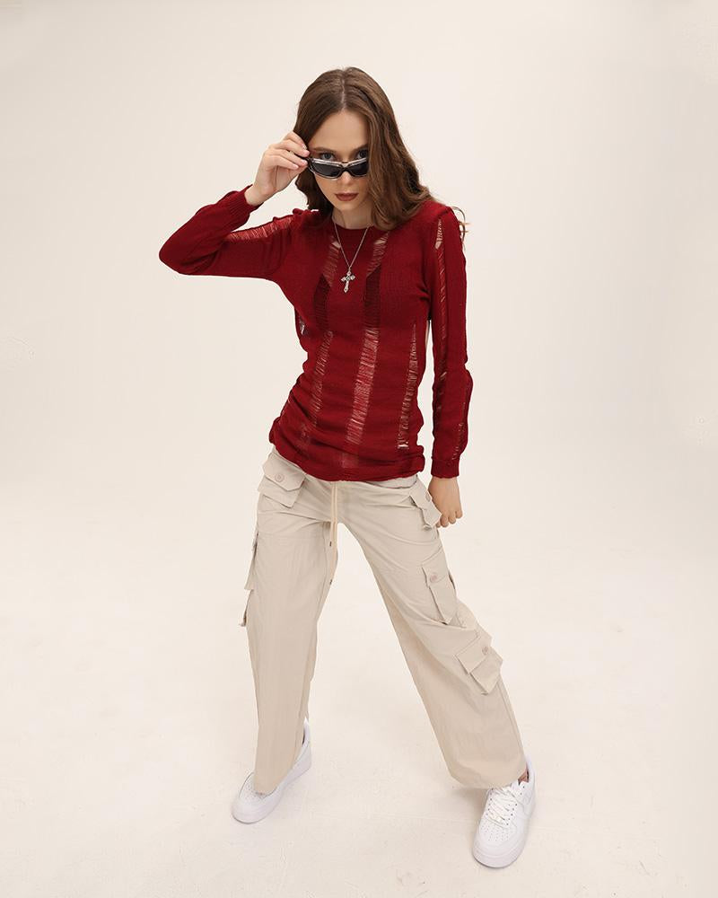 A Vintage Style Pants with Delicate Timeless Details