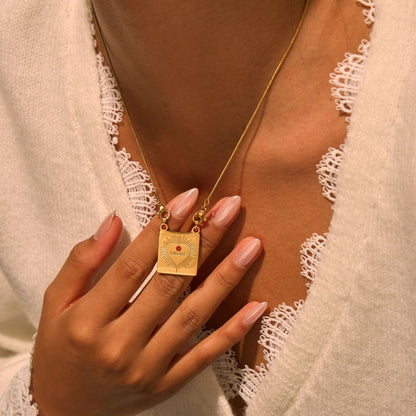 Vintage Handmade Gold Pendant