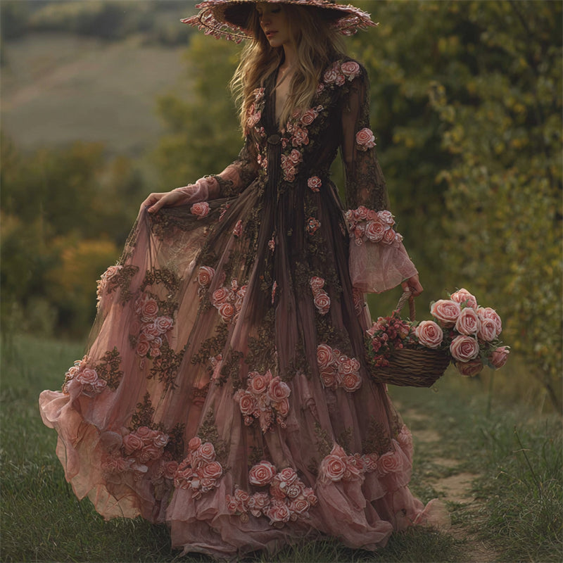 A Vintage Style Dress with Delicate Timeless Details