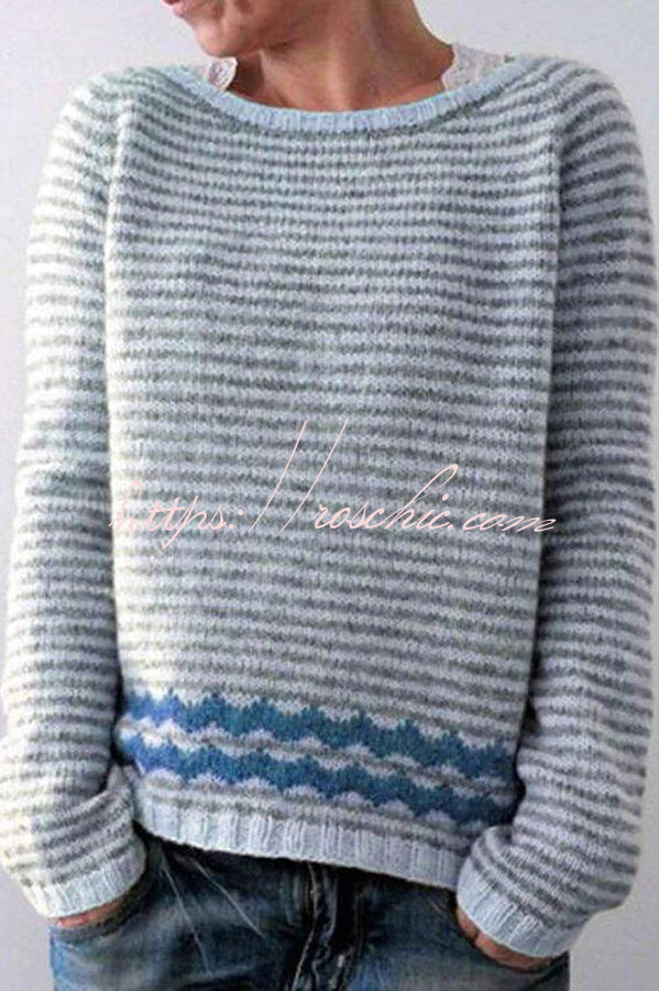 Beautifully Finished Sweater in a Timeless Design