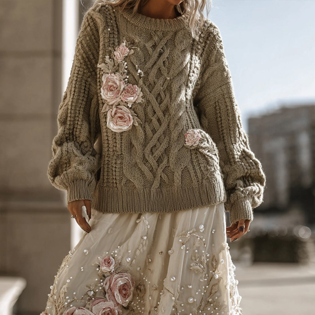 Beautifully Finished Sweater in a Timeless Design