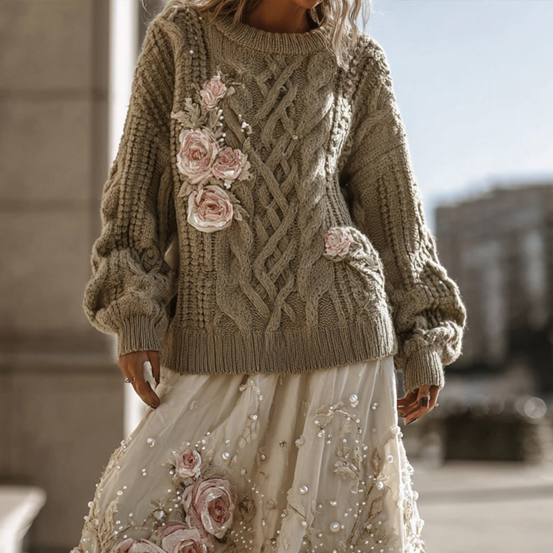 Beautifully Finished Sweater in a Timeless Design