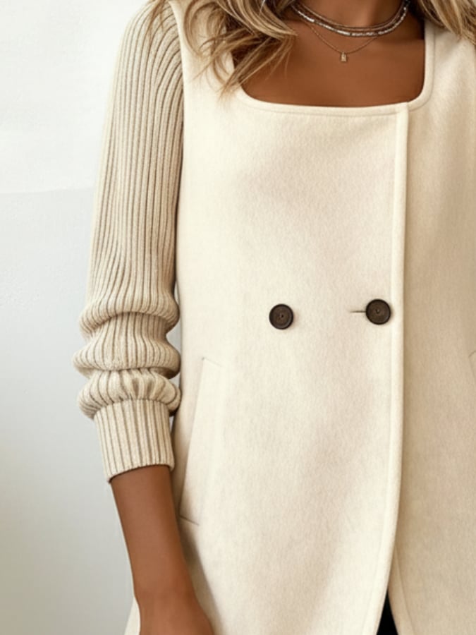 Well Tailored Coat with a Graceful Silhouette