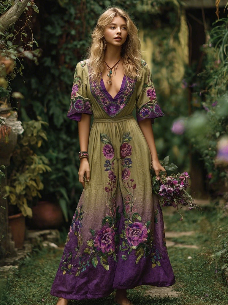 A Vintage Style Dress with Delicate Timeless Details