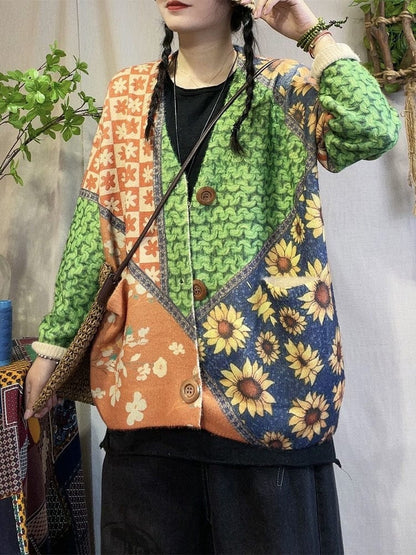 Classic Vintage Cardigan with a Flattering Fit