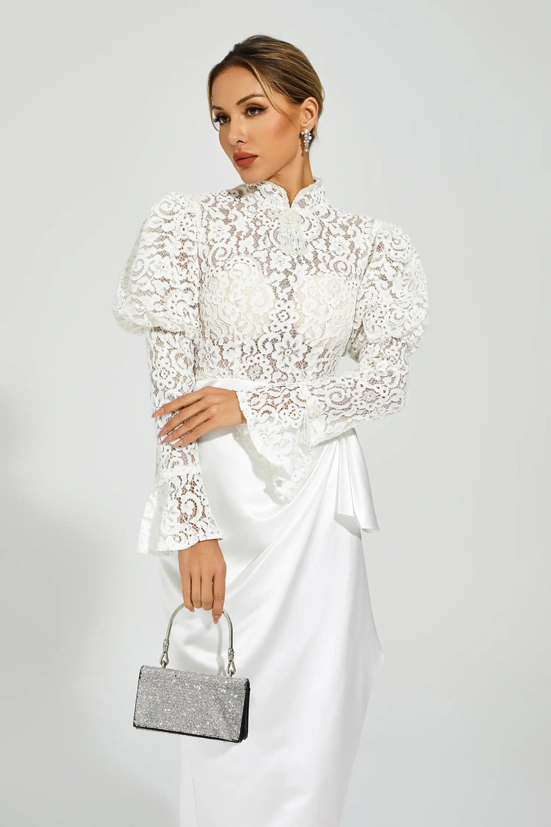 A Vintage Style Dress with Delicate Timeless Details