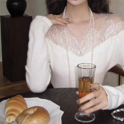 Delicate Artisan Pearl Necklace