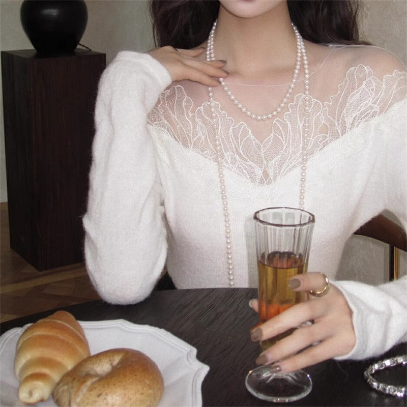 Delicate Artisan Pearl Necklace