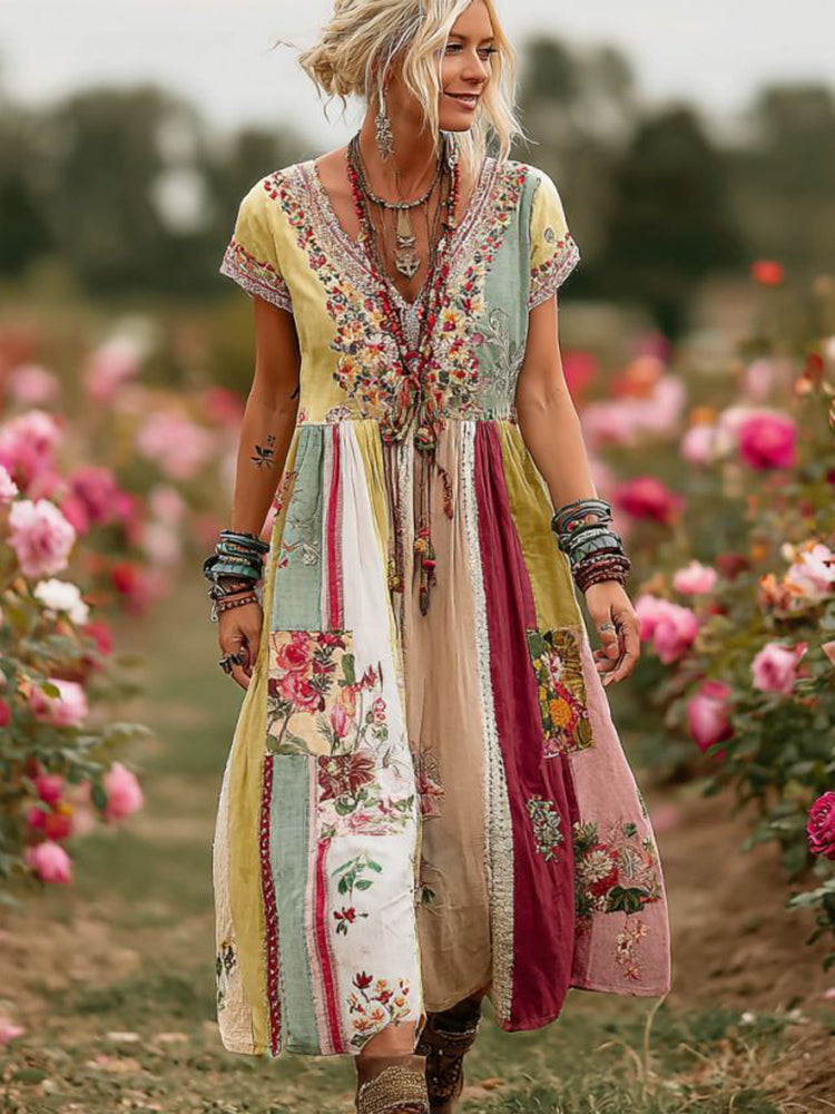 A Vintage Style Dress with Delicate Timeless Details