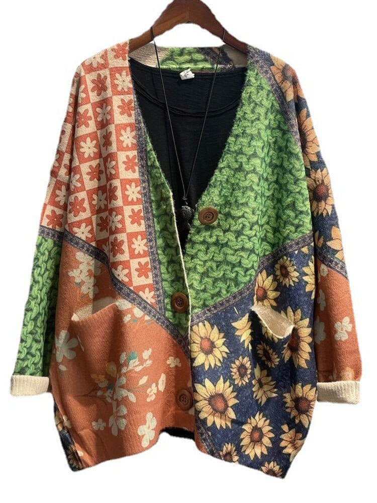 Classic Vintage Cardigan with a Flattering Fit
