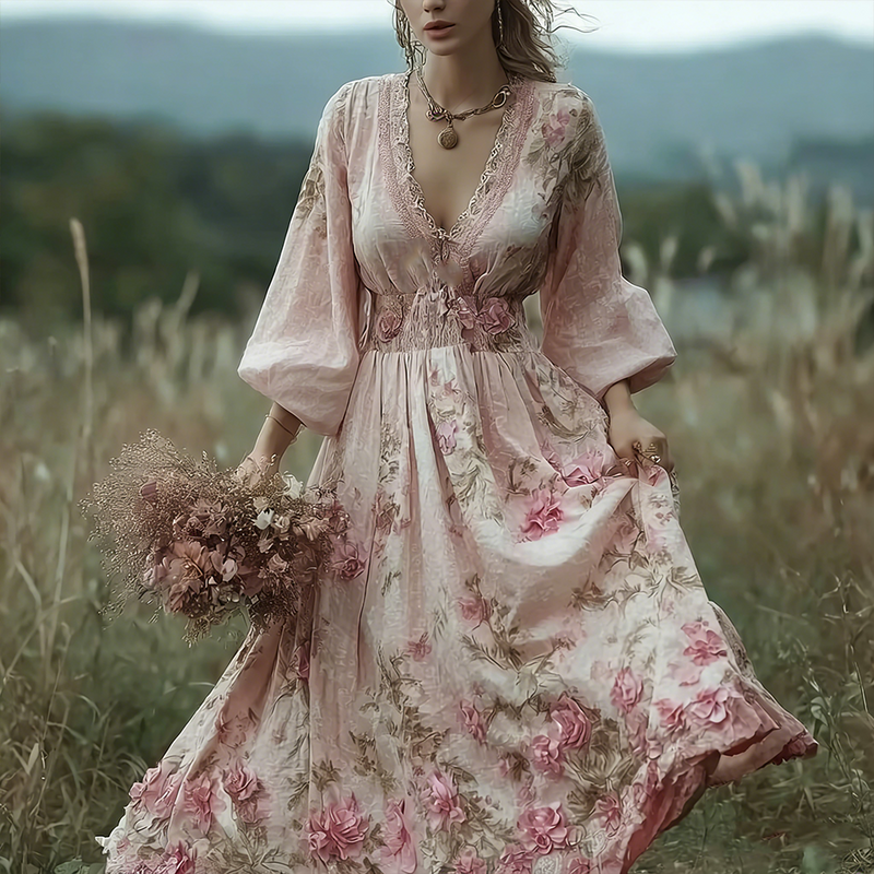 Classic Vintage Dress with a Flattering Fit