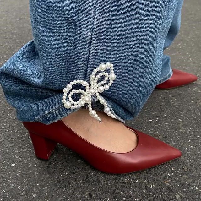 Vintage Handmade Pearl Anklet