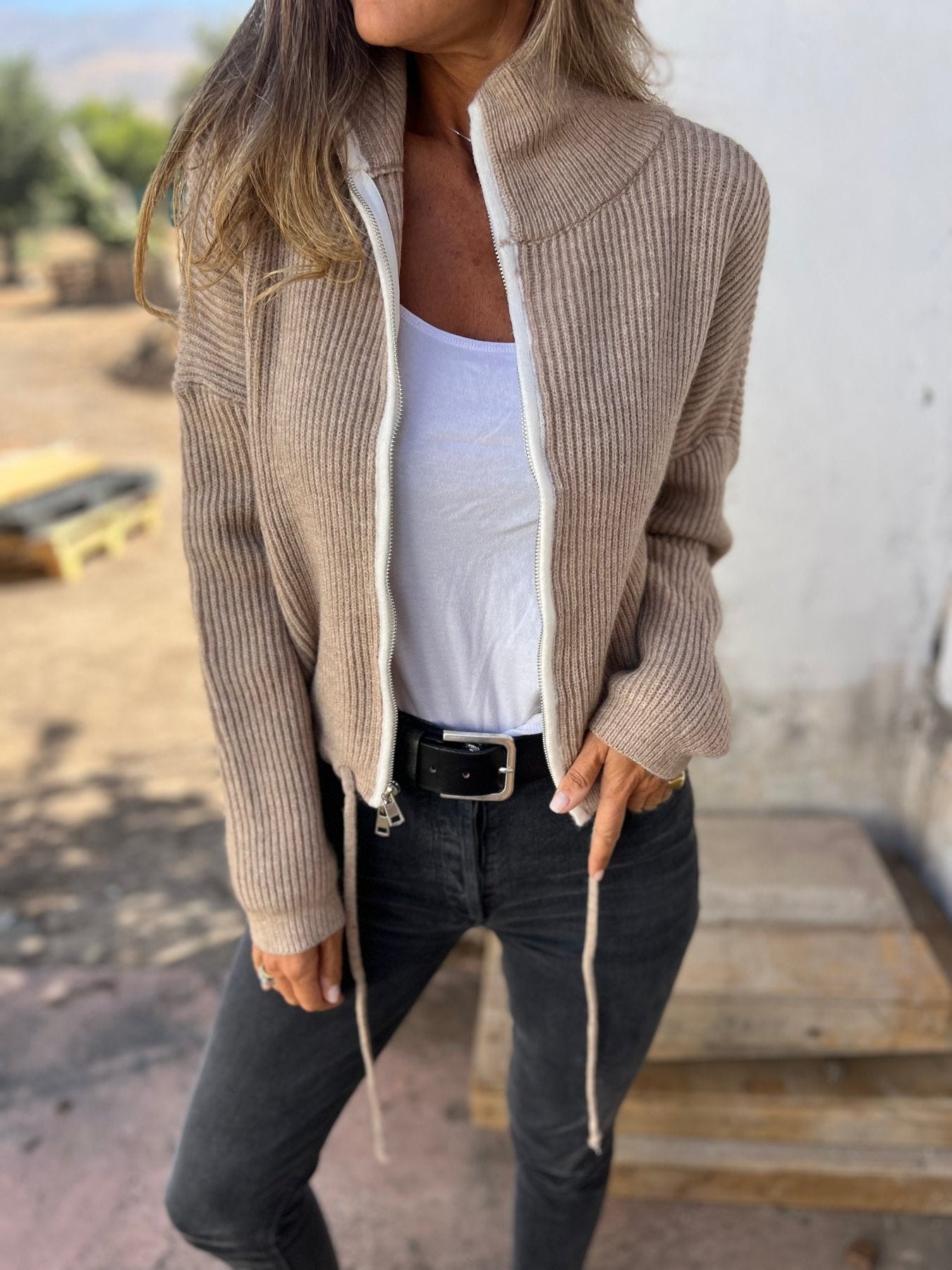 Vintage Inspired Cardigan with a Contemporary Edge