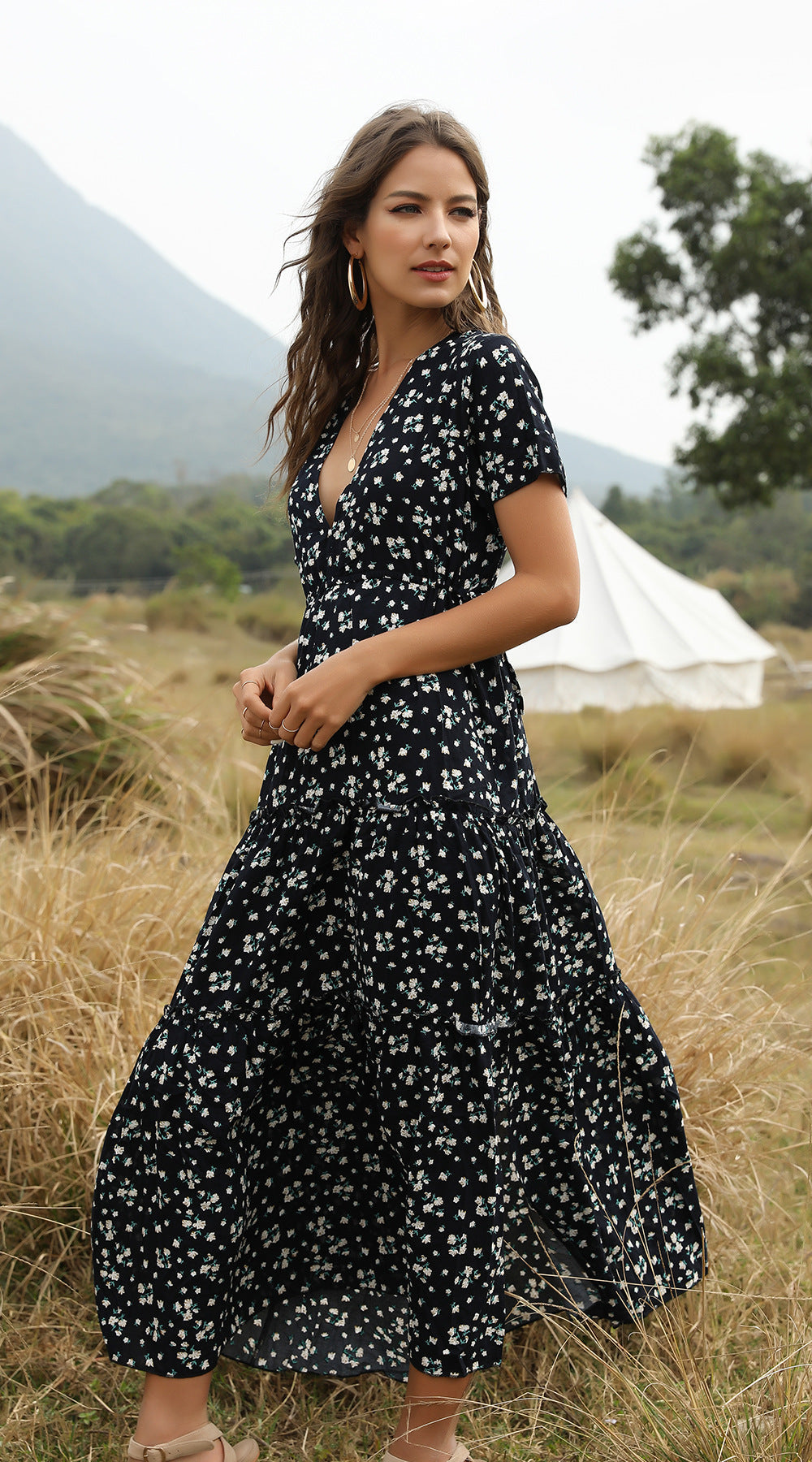 A Vintage Style Dress with Delicate Timeless Details