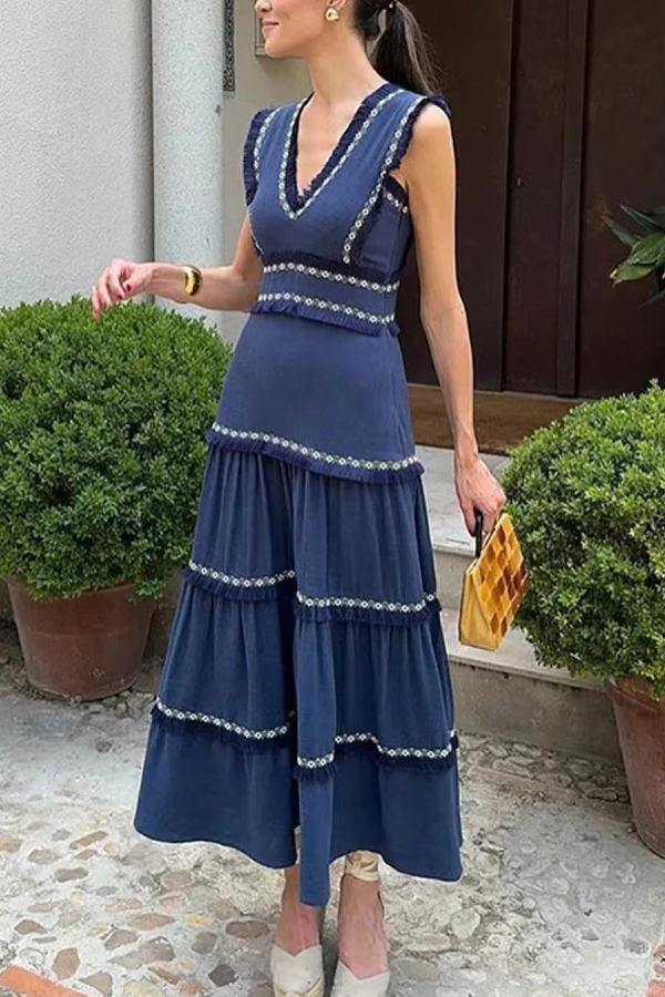A Vintage Style Dress with Delicate Timeless Details