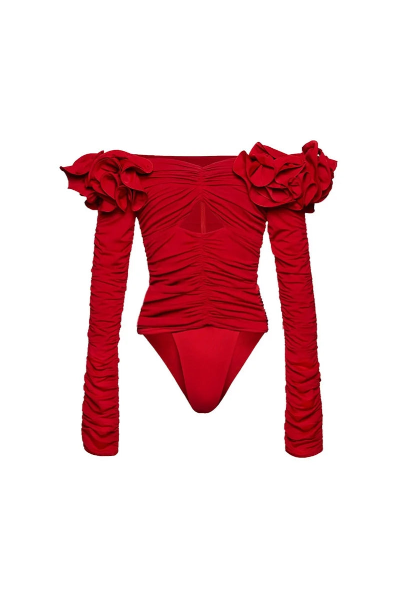 Long-Sleeved Swimsuit