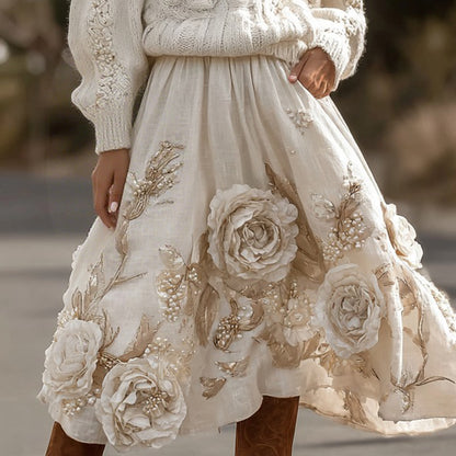 Vintage Inspired Sweater with a Contemporary Edge