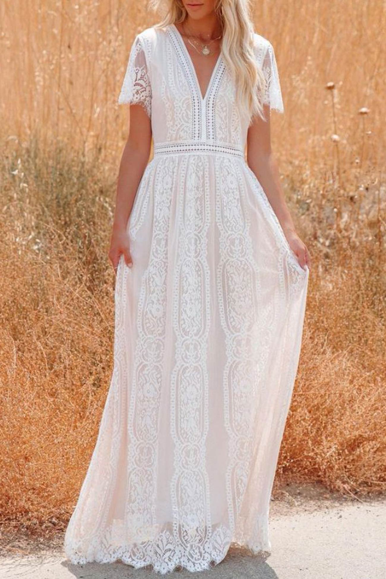 A Vintage Style Dress with Delicate Timeless Details