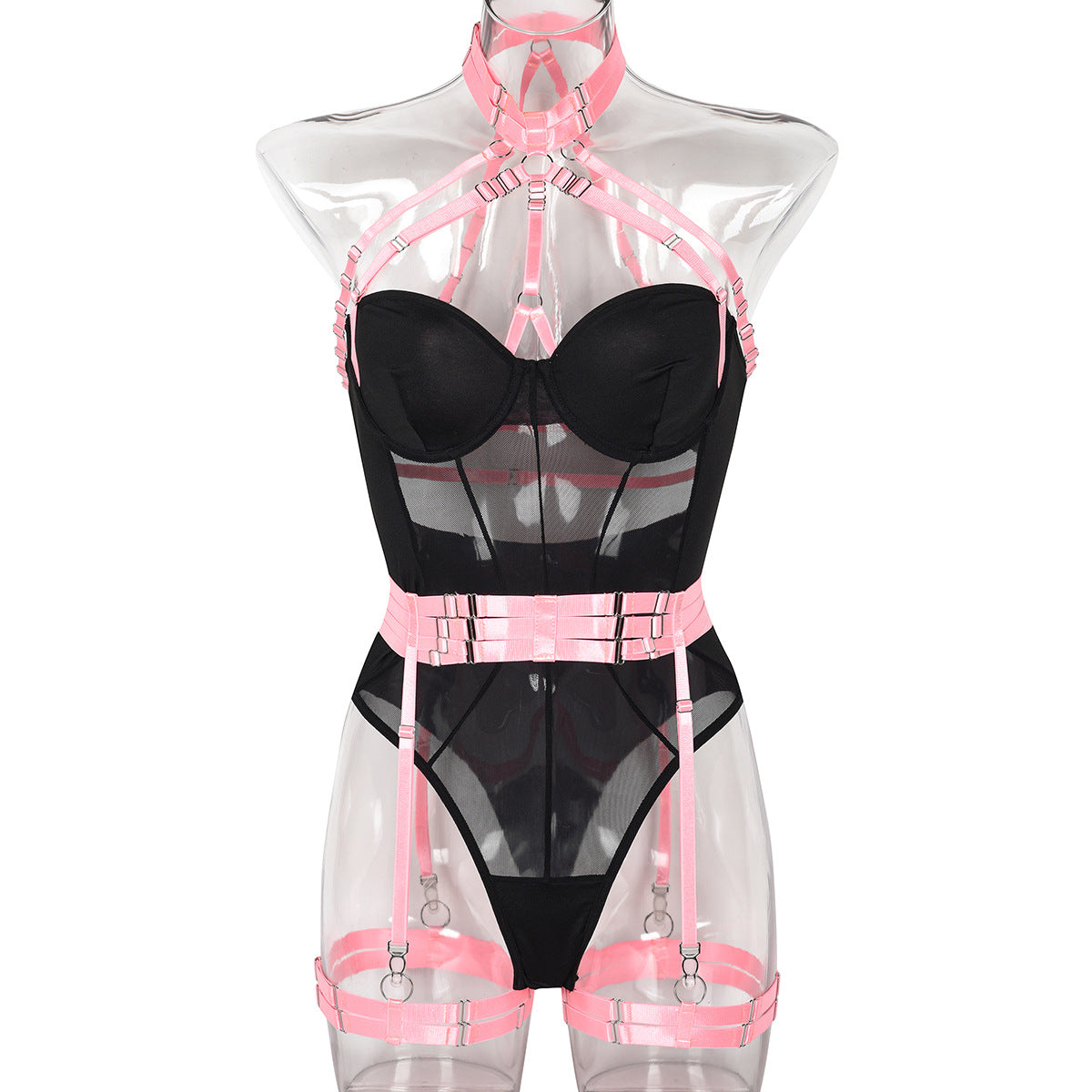 Black Splicing Pink