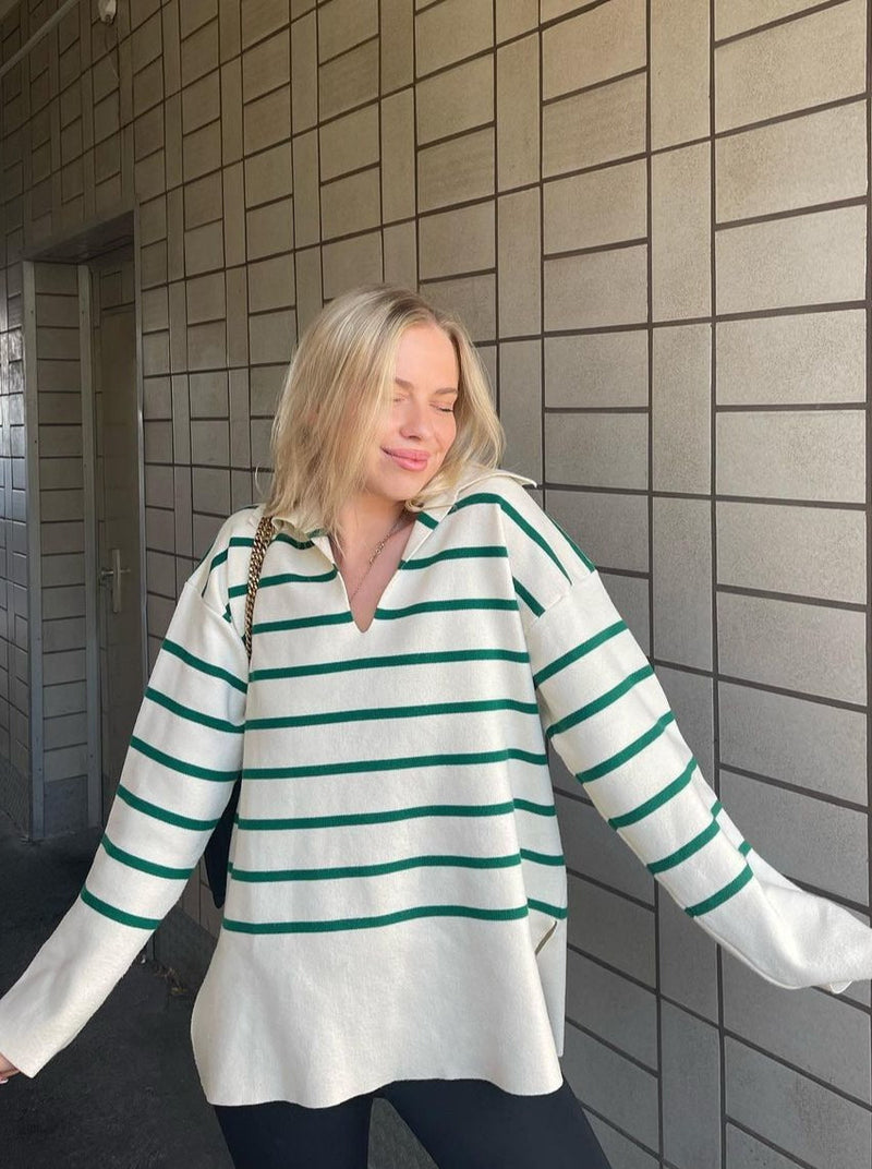 A Vintage Style Sweater with Delicate Timeless Details