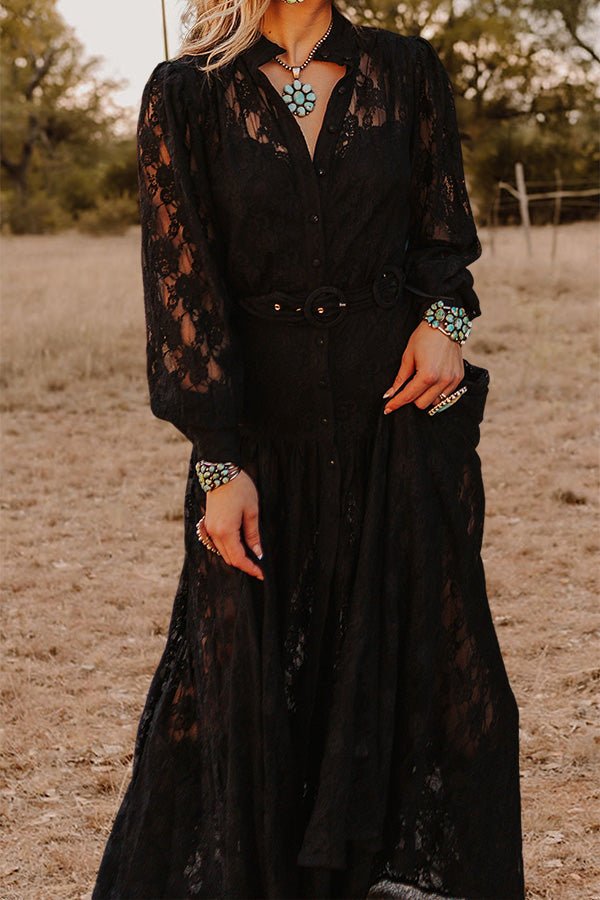 A Vintage Style Dress with Delicate Timeless Details