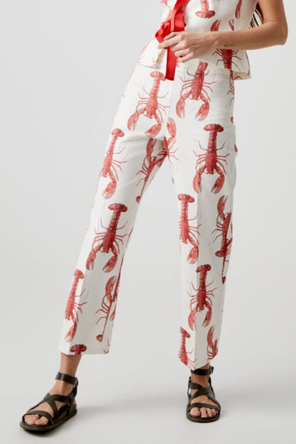 A Vintage Style Pants with Delicate Timeless Details