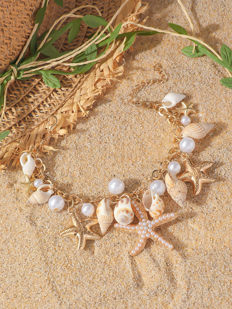 Classic Pearl Anklet with Timeless Appeal