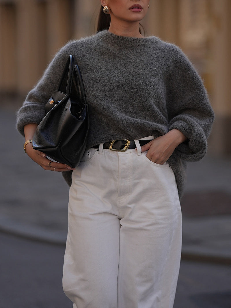 Beautifully Finished Sweater in a Timeless Design