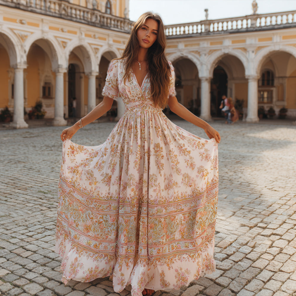A Vintage Style Dress with Delicate Timeless Details