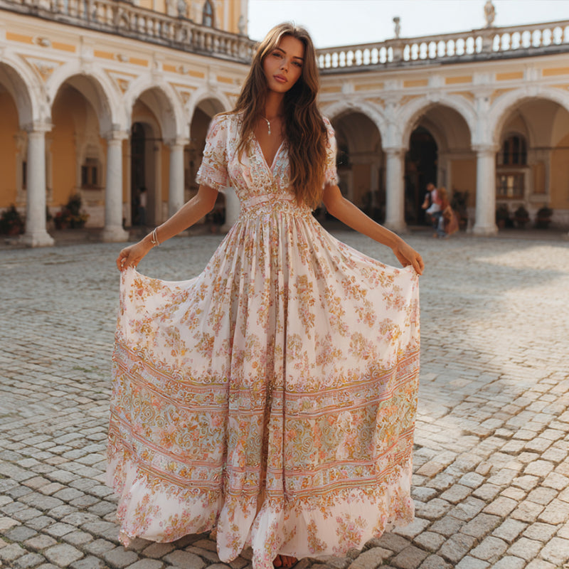 A Vintage Style Dress with Delicate Timeless Details