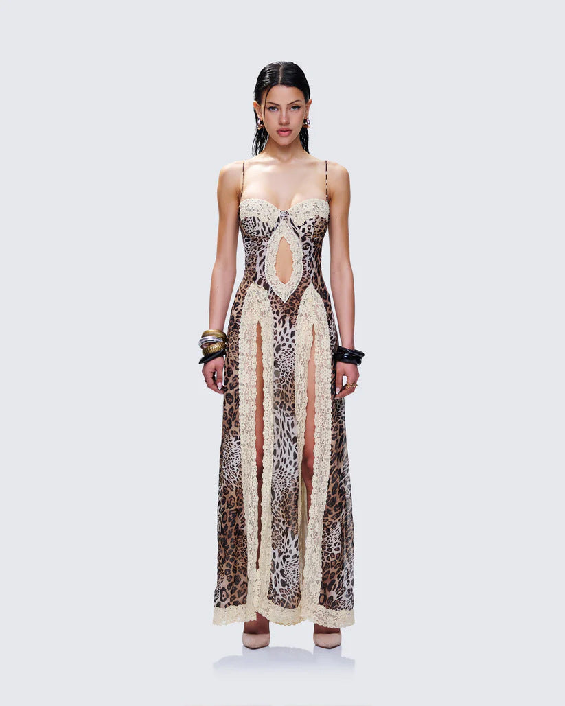 Light Brown Leopard Print