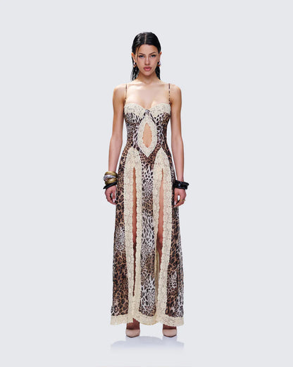 Light Brown Leopard Print