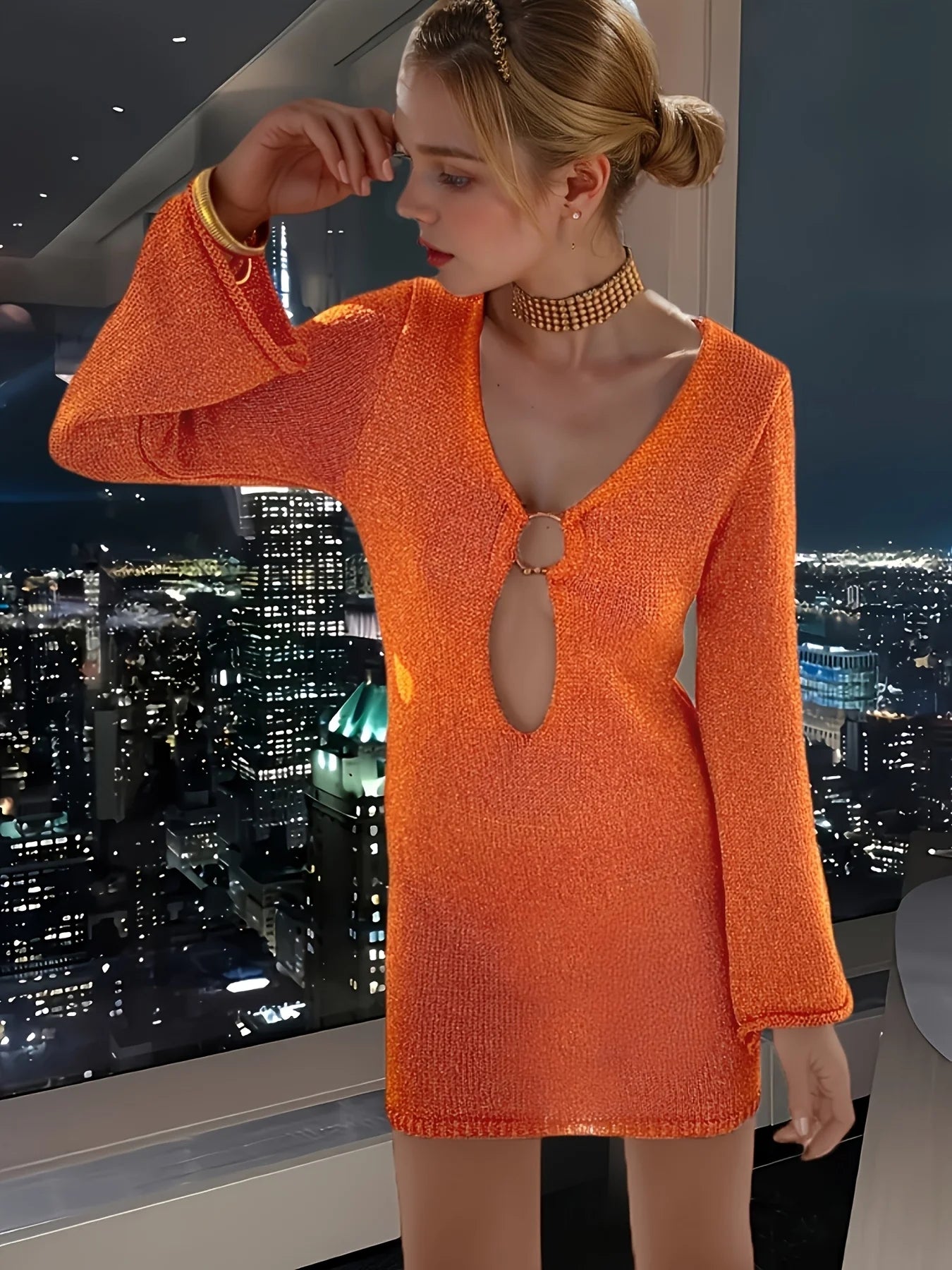 Elegantly Styled Dress for Everyday Wear