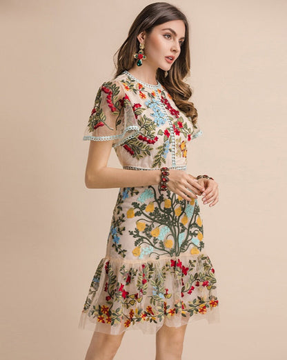 A Vintage Style Dress with Delicate Timeless Details