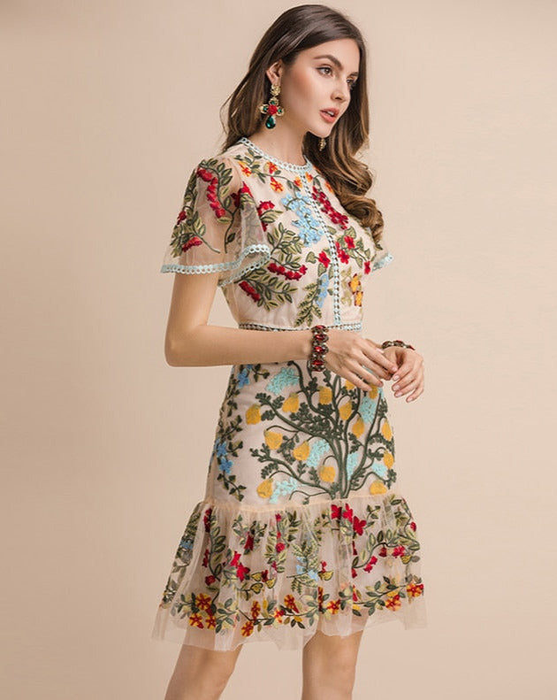 A Vintage Style Dress with Delicate Timeless Details