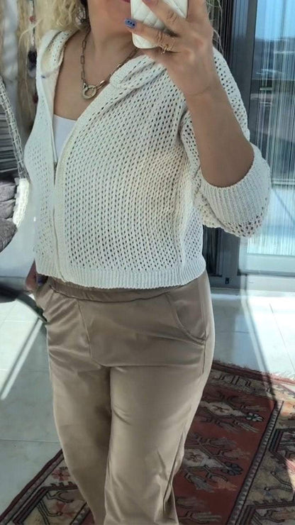A Vintage Style Cardigan with Delicate Timeless Details
