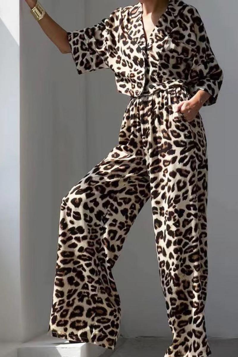 Leopard(Shirt + Pants)