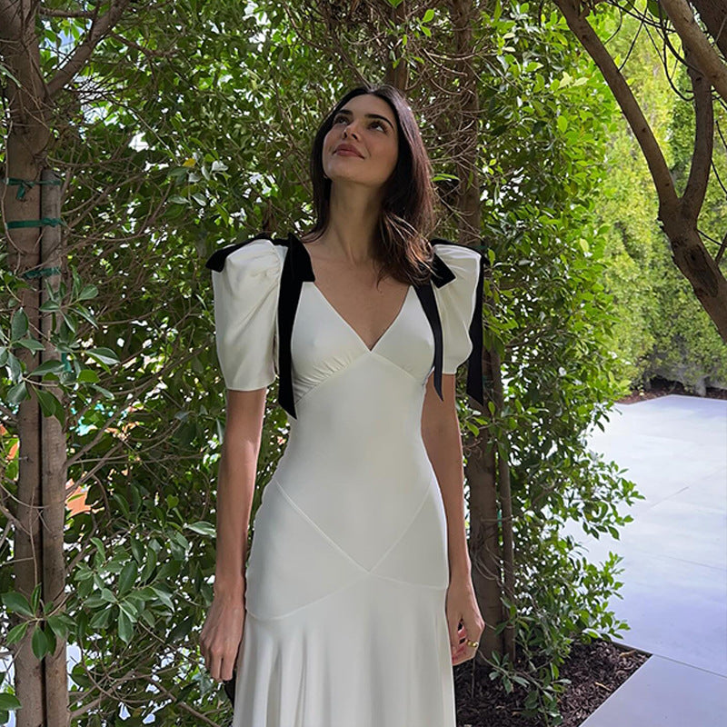 A Vintage Style Dress with Delicate Timeless Details