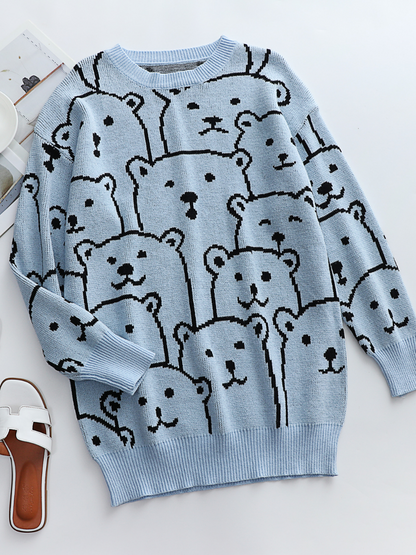 Classic Vintage Sweater with a Flattering Fit