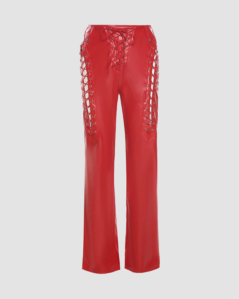 A Vintage Style Pants with Delicate Timeless Details