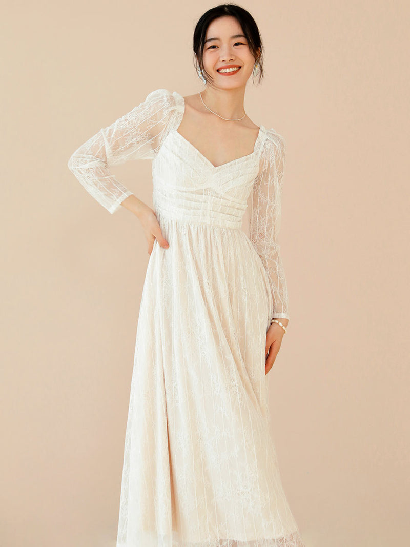 A Vintage Style Dress with Delicate Timeless Details