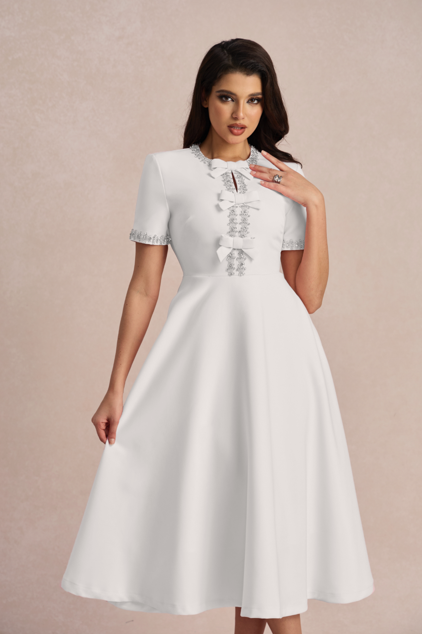 A Vintage Style Dress with Delicate Timeless Details