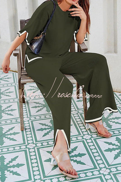 A Vintage Style Pants with Delicate Timeless Details