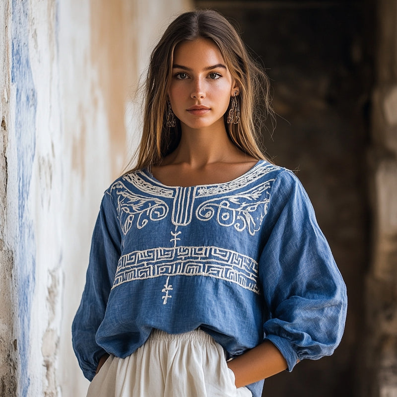 A Vintage Style T-Shirt with Delicate Timeless Details
