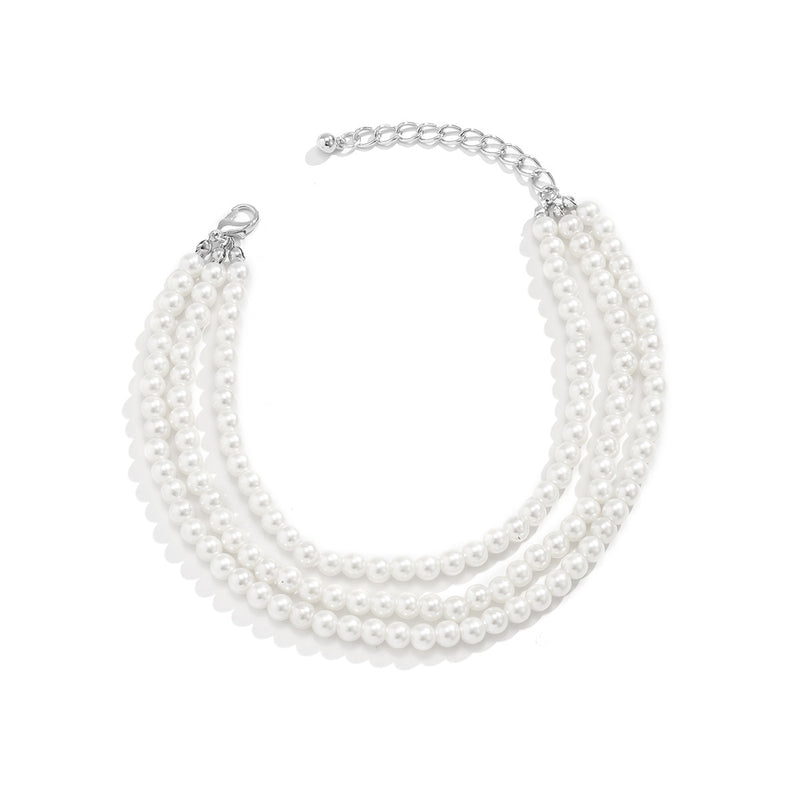 Vintage Handmade Pearl Anklet