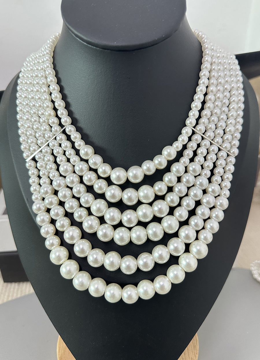 Silver Pearl Necklace