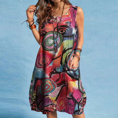 Classic Vintage Dress with a Flattering Fit