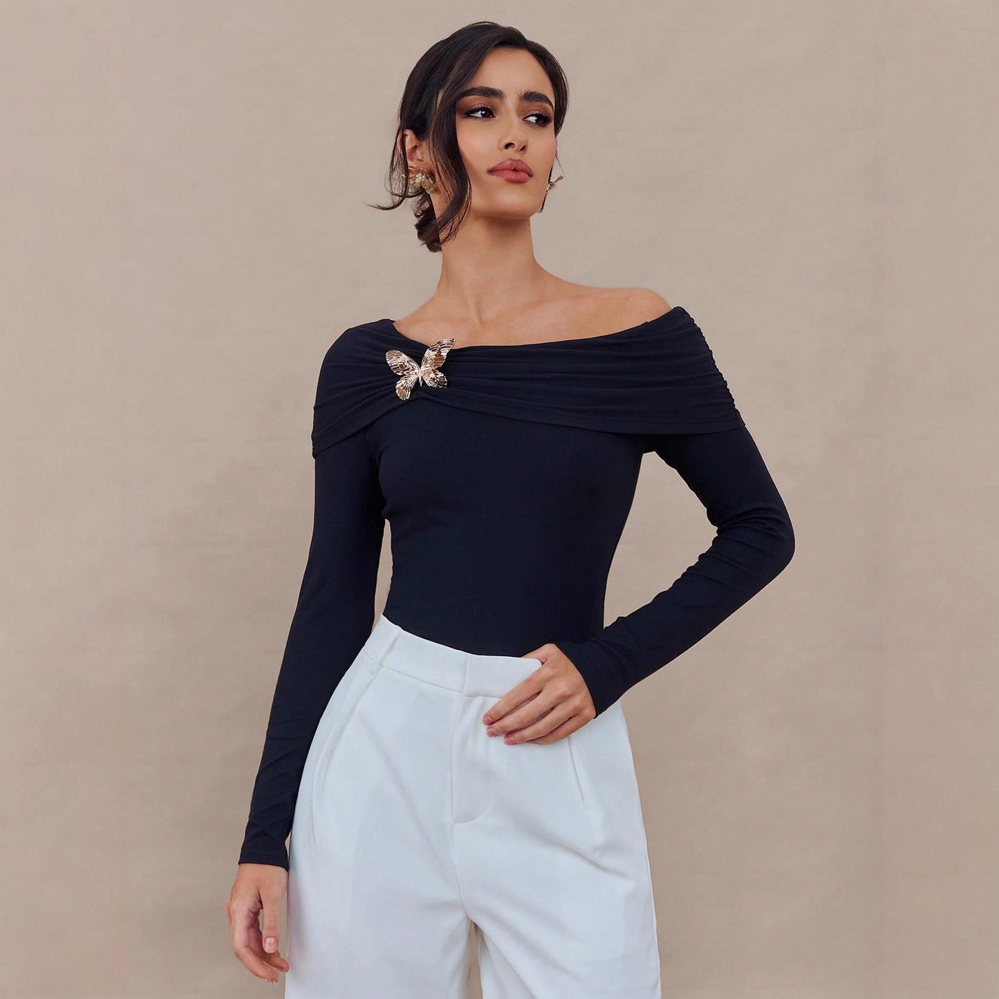 Gracefully Styled Top for Any Occasion