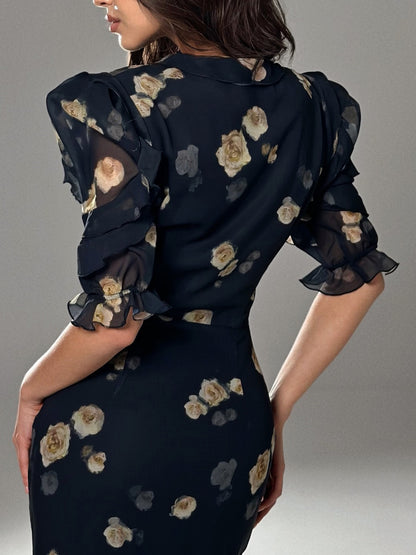 A Vintage Style Dress with Delicate Timeless Details