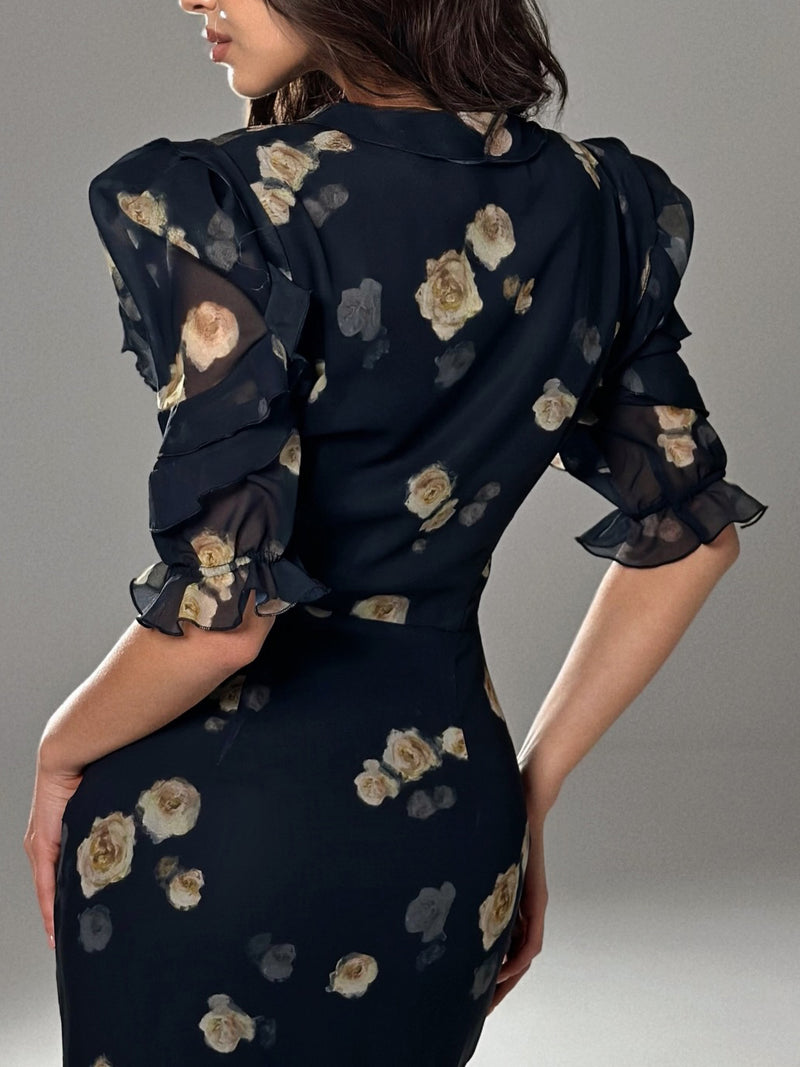 A Vintage Style Dress with Delicate Timeless Details